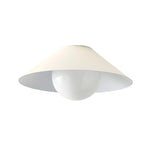Load image into Gallery viewer, Brivana Sculpted Glass Flush Mount Light for Bedroom & Living Room