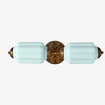 Load image into Gallery viewer, Eloise Brass Wall Sconce – Elegant Milk Glass Vintage Lighting