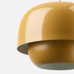 Load image into Gallery viewer, Clinco Dual-Layer Nested Metal Shades Colorful Pendant Light for Dining & Entryway
