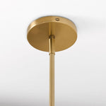 Afbeelding laden in galerijweergave, Lutal bronzen kroonluchter - modern ontwerp met monochromatische afwerking