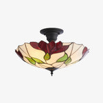 Afbeelding laden in galerijweergave, TF Botanica Bloemen Glas Plafond- en Hangverlichting - Kunstglas Stijl Armatuur voor Kamers