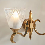 Load image into Gallery viewer, Lunetal Double-Head Wall Sconce – Vintage Metal Glass for Hallway and Bedroom