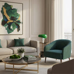 Afbeelding laden in galerijweergave, Slantia Amusante Ploy Tafellamp - Glazen Kap en Marmeren Voet Ontwerp voor Woonkamer of Slaapkamer N45