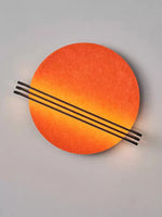 Cargar imagen en el visor de la Galería, Aplique de pared Abstract Sunrise de fieltro