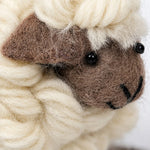 Załaduj obraz do przeglądarki galerii, handmade wool felt sheep figurine