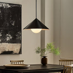 Load image into Gallery viewer, Brivana Adjustable Pendant – Cone Shade Light for Kitchen or Dining