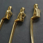 Afbeelding laden in galerijweergave, Gouden messing denker kastgrepen – metalen ladegrepen & kaptafelknoppen