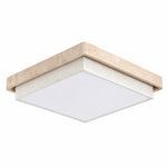 Załaduj obraz do przeglądarki galerii, Travertine Fabric Flush Mount Ceiling Light