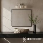 Afbeelding laden in galerijweergave, Bravira geribbelde glazen wandlamp - metalen wandlamp met heldere glazen kap