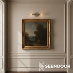 Afbeelding laden in galerijweergave, Bravira geribbelde glazen wandlamp - buis metalen lamp in klassieke afwerkingen