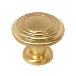 Load image into Gallery viewer, Cosmas Antique Brass Cabinet Pull – Satin Brass Kitchen Handle
