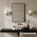 Load image into Gallery viewer, Luvora Textured Fabric Multi-Head Wall Light for Hallway & Bedroom