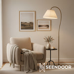 Load image into Gallery viewer, Luvora Pleated Shade – Modern Floor Lamp for Living Room & Bedroom