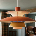 Carica l'immagine nella visualizzazione Galleria, Lampada a sospensione Danish Design – Design nordico scandinavo multicolore per sala da pranzo e soggiorno N38
