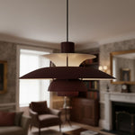 Carica l'immagine nella visualizzazione Galleria, Lampada a sospensione Danish Design – Design nordico scandinavo multicolore per sala da pranzo e soggiorno N38