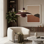 Carica l'immagine nella visualizzazione Galleria, Lampada a sospensione Danish Design – Design nordico scandinavo multicolore per sala da pranzo e soggiorno N38