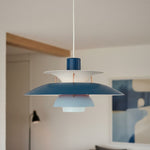 Carica l'immagine nella visualizzazione Galleria, Lampada a sospensione Danish Design – Design nordico scandinavo multicolore per sala da pranzo e soggiorno N38