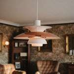 Carica l'immagine nella visualizzazione Galleria, Lampada a sospensione Danish Design – Design nordico scandinavo multicolore per sala da pranzo e soggiorno N38