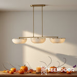 Load image into Gallery viewer, Ferosa Boat-Shaped Modern Chandelier for Dining Room & Living Room