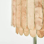 Afbeelding laden in galerijweergave, Lumica Capiz Facet Hanglamp - Elegant Natuurlijk Schelpenontwerp