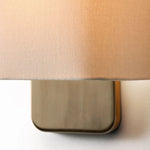 Load image into Gallery viewer, Maris Modern Linen Shade Metal Wall Sconce