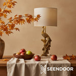 Carica immagine nel visualizzatore della Galleria, Pawdia Figurina Animale – Lampada da Tavolo in Poliresina per Camera da Letto e Soggiorno