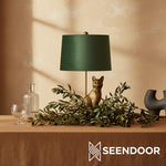 Carica immagine nel visualizzatore della Galleria, Pawdia Figurina Animale – Lampada da Tavolo in Poliresina per Camera da Letto e Soggiorno