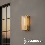 Load image into Gallery viewer, Norell Modern Architectural Style – Wall Lamp for Bedroom or Entryway