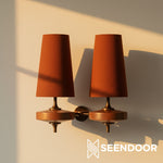 Afbeelding laden in galerijweergave, Meva Contemporary Multi-Head Wall Lamp for Living Room & Corridor