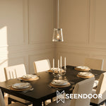 Load image into Gallery viewer, Driscoll Contemporary Drum Shade Pendant for Dining & Entryway