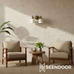 Load image into Gallery viewer, Kalvora Curved Arm Design Modern Wall Sconce for Bedroom & Living Room