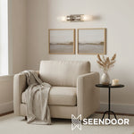 Load image into Gallery viewer, Kalvora Frosted Tube Wall Sconce Retro Modern Light for Indoor Spaces