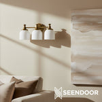 Load image into Gallery viewer, Kalvora Curved Arm Design Modern Wall Sconce for Bedroom & Living Room