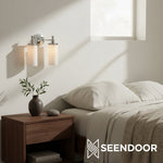 Load image into Gallery viewer, Kalvora Curved Arm Design Modern Wall Sconce for Bedroom & Living Room
