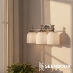 Load image into Gallery viewer, Kalvora Curved Arm Design Modern Wall Sconce for Bedroom & Living Room