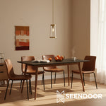 Load image into Gallery viewer, Driscoll Contemporary Drum Shade Pendant for Dining & Entryway