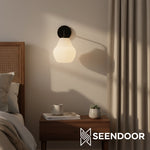 Load image into Gallery viewer, Rivrona Fluted Design Modern Wall Lamp for Entryway & Study