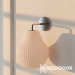 Load image into Gallery viewer, Rivrona Fluted Design Modern Wall Lamp for Entryway & Study