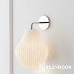 Load image into Gallery viewer, Rivrona Fluted Design Modern Wall Lamp for Entryway & Study