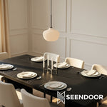 Load image into Gallery viewer, Rivrona Ribbed Fluted Modern Pendant Light for Dining & Kitchen