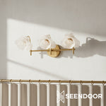 Load image into Gallery viewer, Revalis Contemporary Floral Wall Light for Entryway & Study