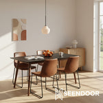 Load image into Gallery viewer, Rivrona Ribbed Fluted Modern Pendant Light for Dining & Kitchen