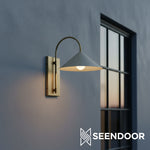 Load image into Gallery viewer, Conique Metal Arch Wall Sconce - Minimalist Light for Modern Interiors