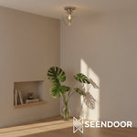 Load image into Gallery viewer, Merin Geometric Glass Modern Flush Mount for Hallway & Bedroom