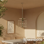 Afbeelding laden in galerijweergave, Yolvira Moderne Buitenlantaarn Hanglamp - Metalen Hanglamp voor Buitenruimtes