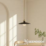 Afbeelding laden in galerijweergave, Forvara metalen paal hanglamp - boerderijstijl verstelbare eilandverlichting