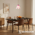 Cargar imagen en el visor de la galería, Lámpara colgante con pantalla floral Bellina Iluminación decorativa para el hogar