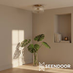 Afbeelding laden in galerijweergave, Luminique Clean Edge Moderne Opbouwlamp voor Kantoor & Entree