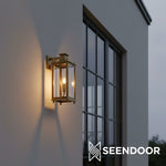 Afbeelding laden in galerijweergave, Yolvira Buitenmuurlamp Sconce - Veelzijdige Metalen Lantaarn