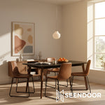Load image into Gallery viewer, Rivrona Ribbed Fluted Modern Pendant Light for Dining & Kitchen
